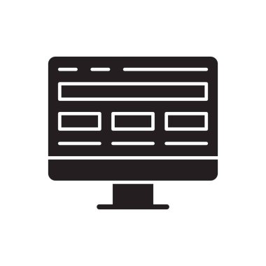 Şablon Simgesi - Düzen Simgesi Simgesi