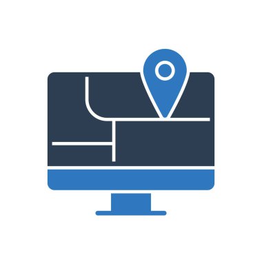 Konum Haritası Pin Simgesi - Yol Simgesi