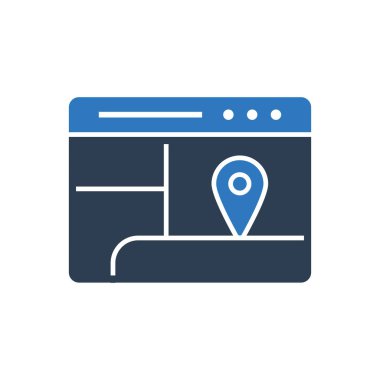 Konum Haritası Pin Simgesi - Yol Simgesi