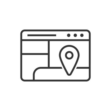 Konum Haritası Pin Simgesi - Yol Simgesi