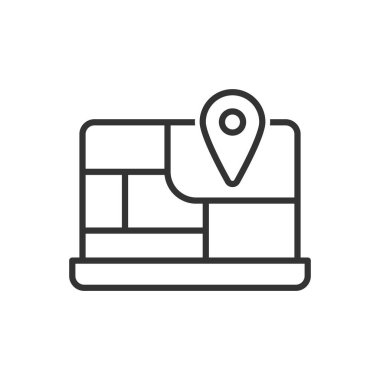 Konum Haritası Pin Simgesi - Yol Simgesi