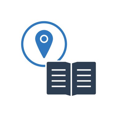 Kütüphane Konumu Simgesi - Adres Simgesi