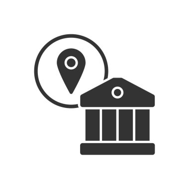 Banka Konumu Simgesi - Adres Simgesi