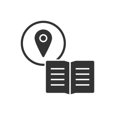 Kütüphane Konumu Simgesi - Adres Simgesi