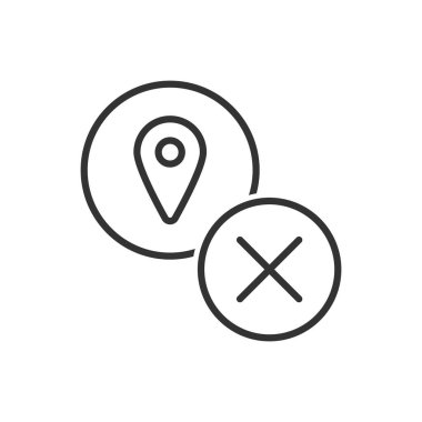 Konum Simgesi Sembolünü İptal Et