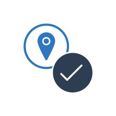 Konum Simge İmzalama Sembolünü Onayla