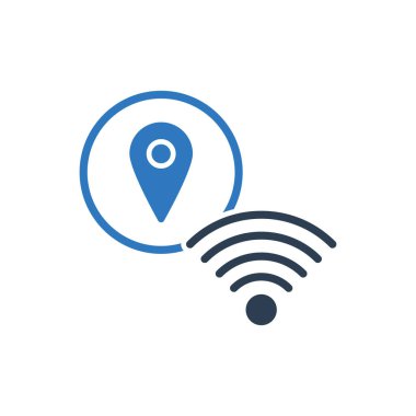 Wifi Konum Simgesi İmza Sembolü