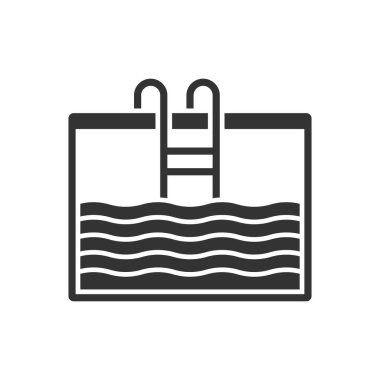 Yüzme Havuzu Simgesi İşaret Sembolü