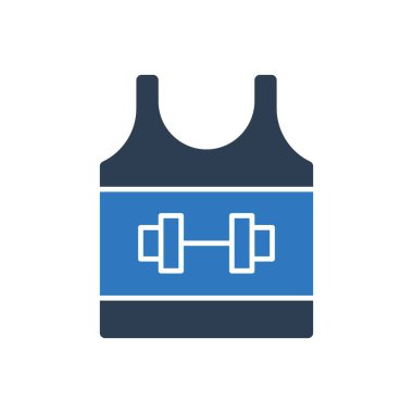 Jimnastik giyimi Simgesi Sembol Vektörü