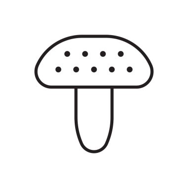 Mantar Simgesi Sembol Vektörü