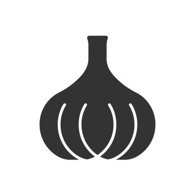 Sarımsak Simgesi Sembol Vektörü