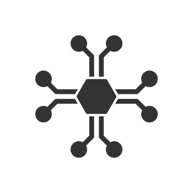 Ağ Bağlantısı Simgesi Sembol Vektörü