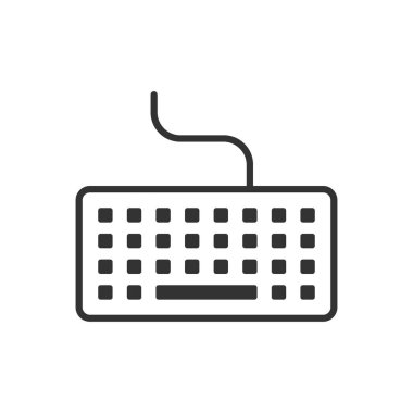 Klavye Simgesi İmzalama Sembol Vektörü