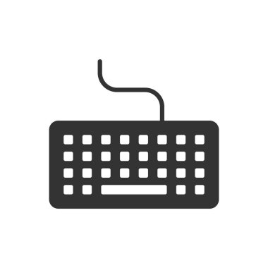 Klavye Simgesi İmzalama Sembol Vektörü