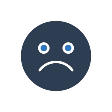 Üzgün Emoji Simgesi - Yüz Tepkimesi Simgesi