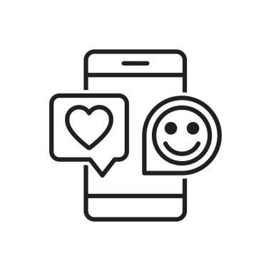 Emoji Yorum Simgesi Sembol Vektörü