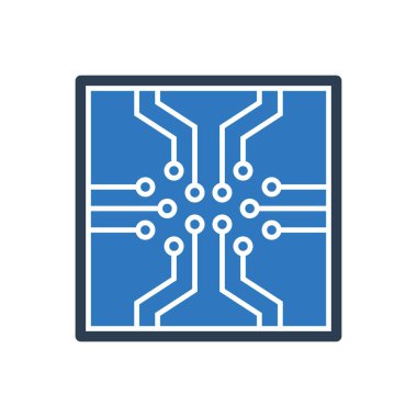 Teknoloji Simgesi Sembol Vektörü