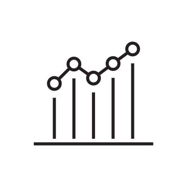 Diyagram Simgesi - Çubuk Simgesi İmzalama Sembol Vektörü