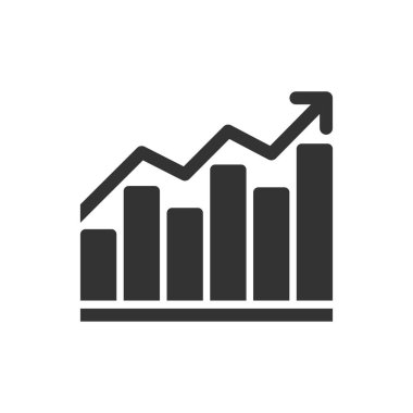 Büyüyen Grafik Simgesi İmza Sembol Vektörü
