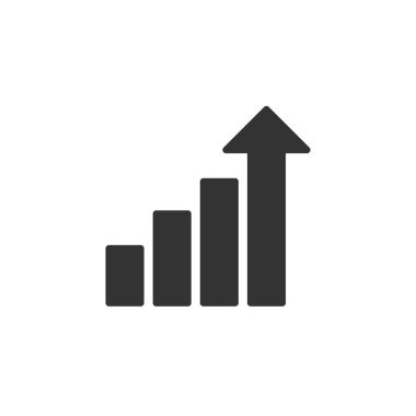 Büyüyen Grafik Simgesi İmza Sembol Vektörü