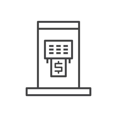 ATM Booth Simgesi - Para Simgeyi Geri Çek