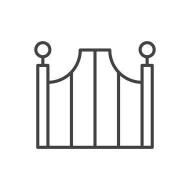 Kapı Simgesi Sembol Vektörü