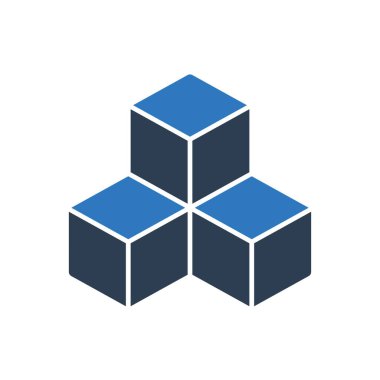 Bloklar Simgesi - Küp Simgesi