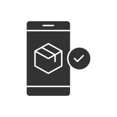 Order Confirm And Mobile Icon Sign Symbol Vector