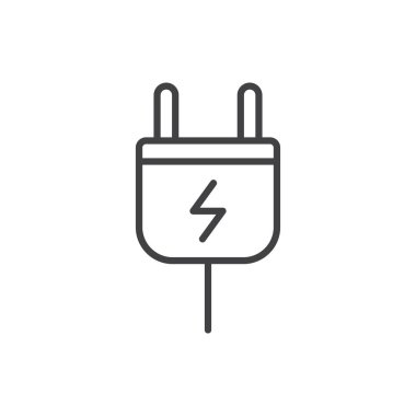 Electric Plug Icon Sign Symbol Vector