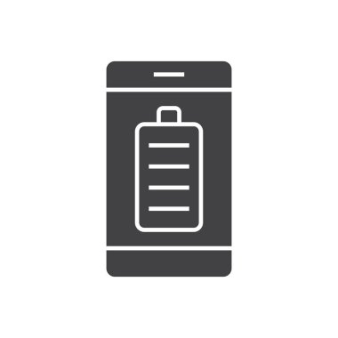 Mobile Battery Icon Sign Symbol Vector