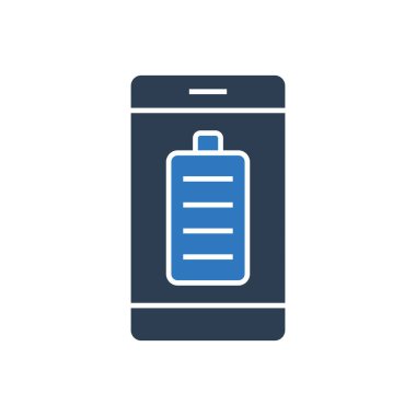 Mobile Battery Icon Sign Symbol Vector