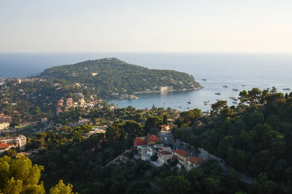 Cote Azur Fransa Görünümü Lüks Resort Bay Fransız Riviera Güzel — Stok fotoğraf
