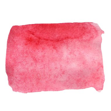 Beyaz bir arka plan üzerinde sulu boya leke