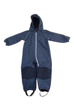 Çocuk genel beyaz izole. Kış tulumu. Beyaz arka plan üzerinde izole çocuklar için Kayak pantolon. Bebek giysileri