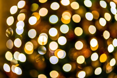 Noel Bokeh ışık soyut tatil arka planı