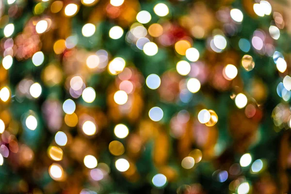 Navidad bokeh luz abstracta vacaciones fondo —  Fotos de Stock