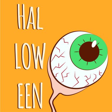 El çizilmiş vektör Cadılar Bayramı tebrik kartı, el ilanı, afiş, poster şablonları. Doodle Cadılar Bayramı geleneksel karakterler. Mutlu Cadılar Bayramı doodle. Vektör çizim.