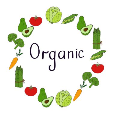 Vegan ürün etiketi. Dünya vejetaryen günü. El sebze ile çizilmiş rustik çerçeve. Tipografi tasarımı. Vegan