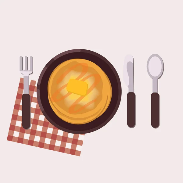 トーストの健康食品。ベクトルの図。フラット スタイル — ストックベクタ
