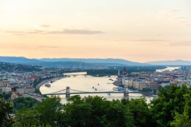 Budapeşte 'nin güzel manzarası.