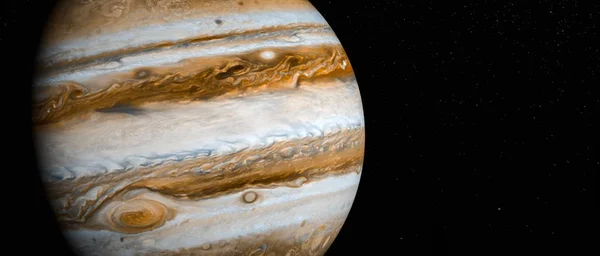 Планета Юпитер (3D рендеринг. — стоковое фото