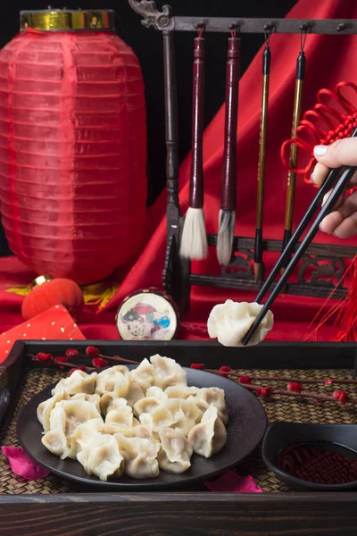 Gombóc Egy Hagyományos Különleges Élelmiszer Szerette Kínai Nép — Stock Fotó