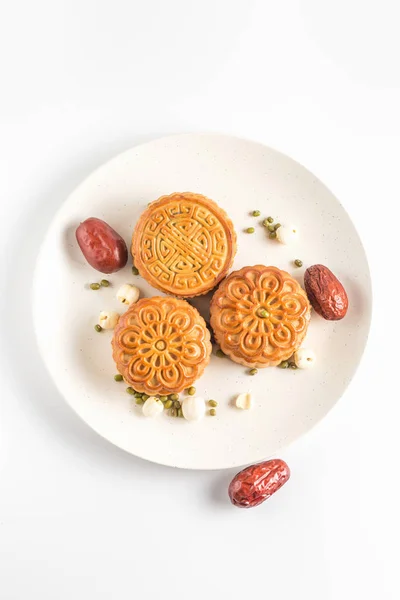 Comida Tradicional China Pastel Luna — Foto de Stock