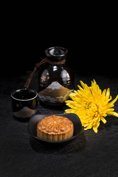 Comida Tradicional China Pastel Luna — Foto de Stock