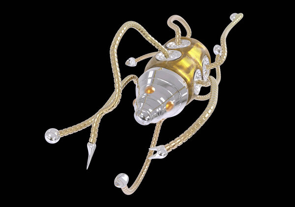 Nanobot, nanotechnology medical concept