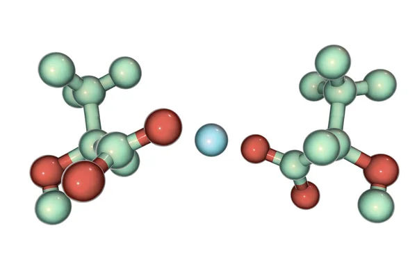 Lactate de calcium molécule — Photo