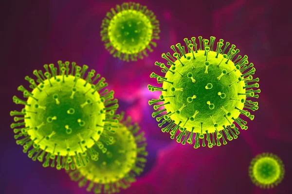 Virus Patógeno Humano Ilustración —  Fotos de Stock
