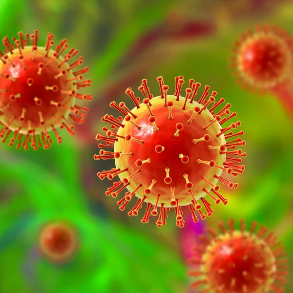 Humana Patogena Virus Illustration — Stockfoto