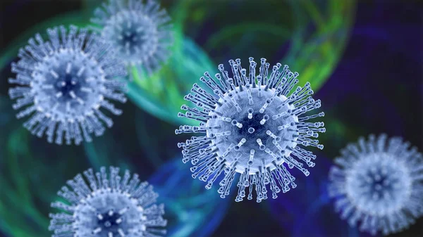Sars Cov Virus Som Orsakar Covid Novel Coronavirus Infektion Illustration — Stockfoto