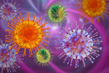İnsan patojenik virüsler, 3 boyutlu resimleme